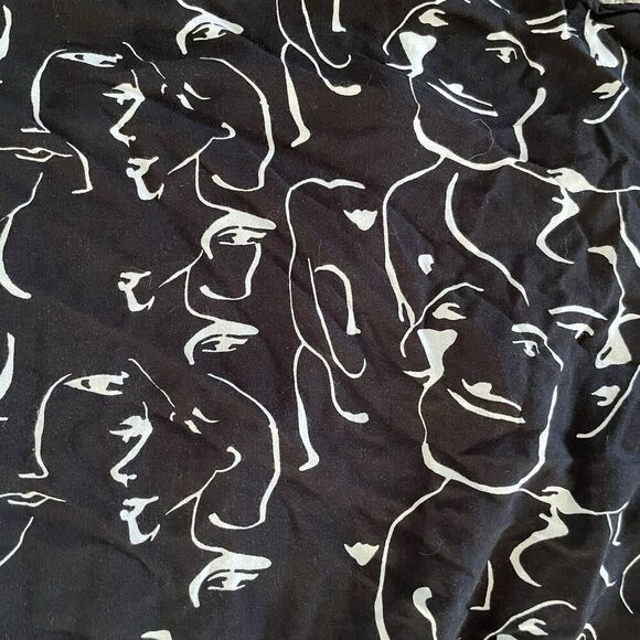 Big‎ Dart Womens Top Blouse Size EUR 36 (S) Black Button Up Collared Long Sleeve - Picture 3 of 5